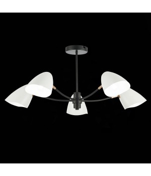 SLE103602-05 Люстра потолочная Черный, Золотой/Белый E14 5*40W SATTA-foto9