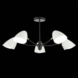 SLE103602-05 Люстра потолочная Черный, Золотой/Белый E14 5*40W SATTA-foto9