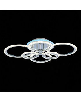 SLE500512-06RGB Светильник потолочный Хром/Белый LED 1*132W RGB 8W 3000-6000K CERINA-foto7