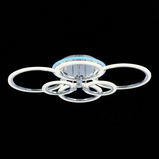 SLE500512-06RGB Светильник потолочный Хром/Белый LED 1*132W RGB 8W 3000-6000K CERINA-foto7