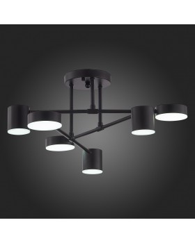 SLE201042-06 Люстра потолочная Черный/Черный LED 6*7W 4000K NOBEL-foto8