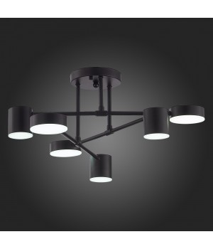 SLE201042-06 Люстра потолочная Черный/Черный LED 6*7W 4000K NOBEL-foto8