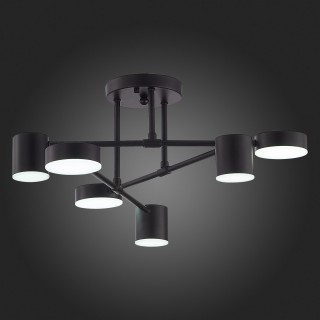 SLE201042-06 Люстра потолочная Черный/Черный LED 6*7W 4000K NOBEL-foto8
