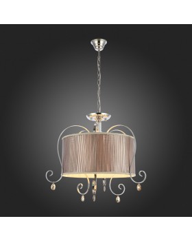 SL177.113.03 Люстра подвесная, потолочная Хром/Серебристый E14 3*40W AZZURRO-foto7