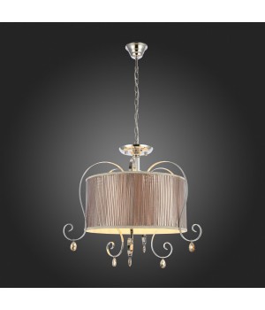 SL177.113.03 Люстра подвесная, потолочная Хром/Серебристый E14 3*40W AZZURRO-foto7