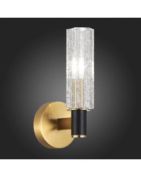 SL1238.301.01 Бра ST-Luce Латунь/Кракелированное стекло E14 1*40W CASALI-foto4