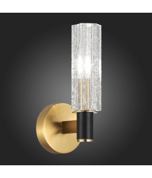 SL1238.301.01 Бра ST-Luce Латунь/Кракелированное стекло E14 1*40W CASALI-foto4