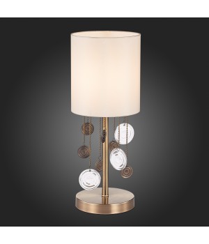 SLE107934-01 Прикроватная лампа Бронза/Бежевый E14 1*40W SEVILLA-foto5