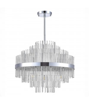 SL1634.103.09 Люстра подвесная ST-Luce Хром/Прозрачный E14 9*60W RENS-foto2