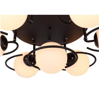 SL418.402.07 Люстра потолочная Черный/Белый E27 7*60W GALIO-foto2