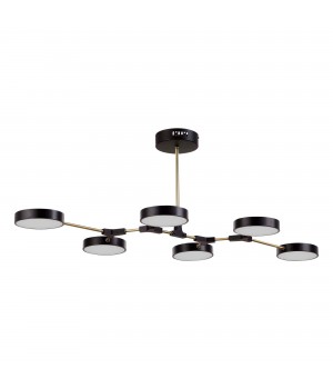 SLE6004-402-06 Светильник потолочный Черный/Черный LED 6*10W MONTA-foto4