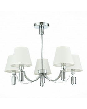SLE111303-05 Люстра подвесная Хром/Белый E14 5*40W MONZA-foto2