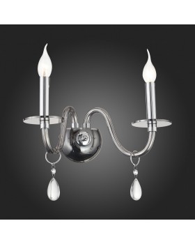 SL1113.401.02 Бра ST-Luce Хром, Дымчатый, Прозрачный E14 2*40W SIEMA-foto8