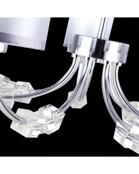 SLE156002-07 Люстра потолочная Хром/Серый E14 7*40W EMMI-foto7