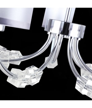 SLE156002-07 Люстра потолочная Хром/Серый E14 7*40W EMMI-foto7