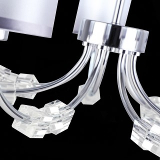 SLE156002-07 Люстра потолочная Хром/Серый E14 7*40W EMMI-foto7