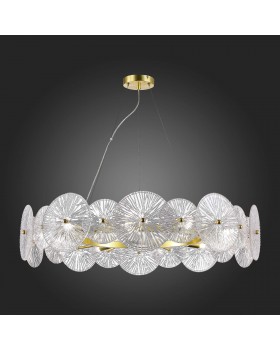 SL1657.203.10 Люстра подвесная ST-Luce Золотистый/Прозрачный E14 10*40W FLERO-foto5