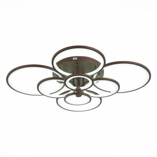 SLE200372-08 Светильник потолочный Кофейный/Белый LED 1*256W 3000-6000K LETO-foto3