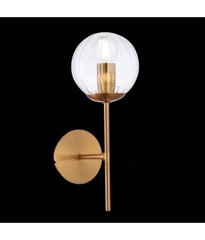 SLE220801-01 Бра Латунь/Прозрачный E14 1*40W ANDRIA-foto3