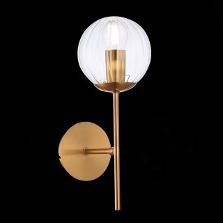 SLE220801-01 Бра Латунь/Прозрачный E14 1*40W ANDRIA-foto3