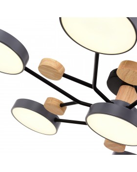 SLE6006-702-07 Светильник потолочный Серый/Серый LED 7*12W 3000K/4500K/6000K FAEMA-foto5