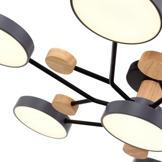 SLE6006-702-07 Светильник потолочный Серый/Серый LED 7*12W 3000K/4500K/6000K FAEMA-foto5