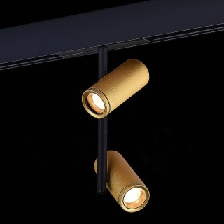 ST808.236.16 Магнитный трековый светильник Золотистый LED 1*16W 3000K 1 100Lm Ra>90 36° IP20 D45xH240 48VV SKYLINE 48-foto4
