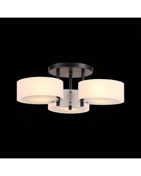 SL483.402.03 Люстра потолочная Черный/Белый E27 3*60W FORESTA-foto8