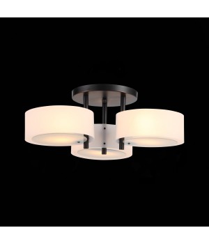 SL483.402.03 Люстра потолочная Черный/Белый E27 3*60W FORESTA-foto8