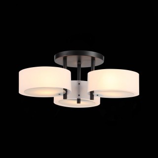 SL483.402.03 Люстра потолочная Черный/Белый E27 3*60W FORESTA-foto8