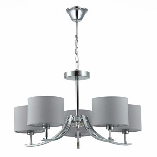 SLE105303-05 Люстра подвесная Хром/Серый E14 5*40W LINDA-foto2