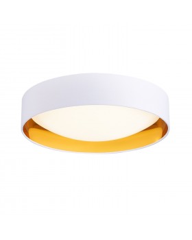 SLE201122-01 Светильник потолочный Белый, Золото/Белый LED 1*24W 4000K ORBIO