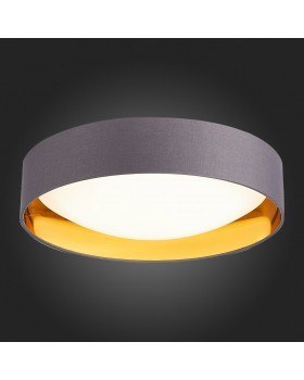 SLE201112-01 Светильник потолочный Серый, Золото/Белый LED 1*24W 4000K ORBIO-foto5
