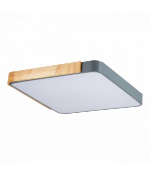 SLE201272-01 Светильник потолочный Серый, Светлое дерево/Белый LED 1*42W 3000K/4000K/6000K FESTA-foto10