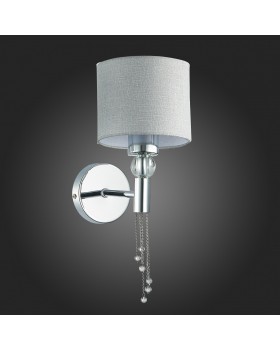 SLE105171-01 Светильник настенный Хром/Серый E27 1*60W PRIMMA-foto6