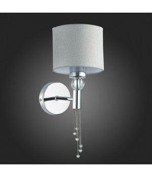 SLE105171-01 Светильник настенный Хром/Серый E27 1*60W PRIMMA-foto6