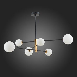 SLE220103-06 Светильник подвесной Черный, Бронза/Белый G9 6*5W ARCOLA-foto8