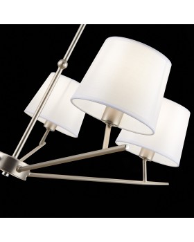 SLE300102-05 Светильник потолочный Никель/Белый E14 5*40W DENICE-foto6