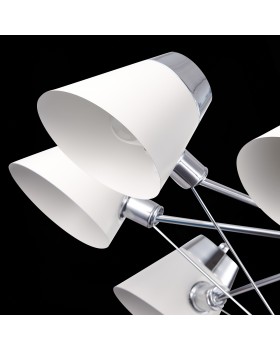 SLE155802-08 Люстра потолочная Хром/Белый E14 8*40W VARIO-foto9