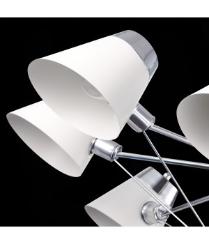 SLE155802-08 Люстра потолочная Хром/Белый E14 8*40W VARIO-foto9