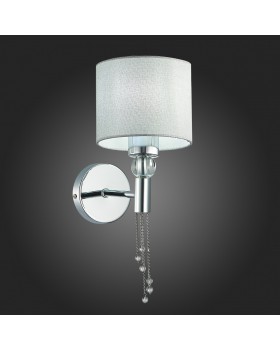 SLE105171-01 Светильник настенный Хром/Серый E27 1*60W PRIMMA-foto5