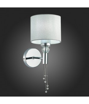 SLE105171-01 Светильник настенный Хром/Серый E27 1*60W PRIMMA-foto5