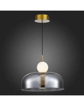 SL6112.203.07 Подвес ST-Luce Золотистый/Молочно-белый,Прозрачно-Дымчатый LED 1*7W ODE-foto4