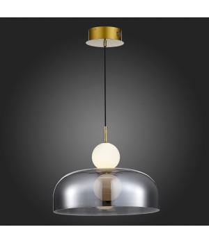 SL6112.203.07 Подвес ST-Luce Золотистый/Молочно-белый,Прозрачно-Дымчатый LED 1*7W ODE-foto4