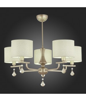 SLE107703-05 Люстра подвесная Шампань/Светло-бежевый E14 5*40W ELIDA-foto5