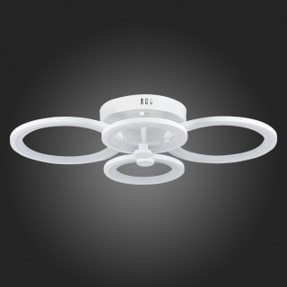 SLE200302-04 Светильник потолочный Белый/Белый LED 1*100W 3000-6000K LETO-foto4