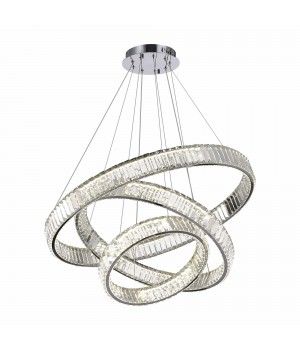 SL1622.103.03 Люстра подвесная ST-Luce Хром/Прозрачный LED 1*122W 4000K TIVOLI-foto4