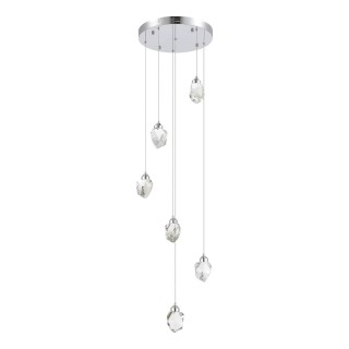 SL6114.103.06 Светильник подвесной ST-Luce Хром/Прозрачный LED 6*3W 3000K CASCATO-foto2