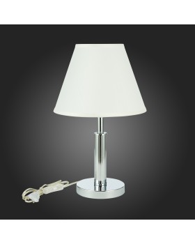 SLE111304-01 Прикроватная лампа Хром/Белый E14 1*40W MONZA-foto6