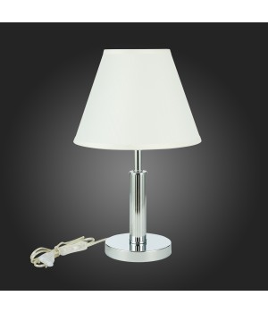 SLE111304-01 Прикроватная лампа Хром/Белый E14 1*40W MONZA-foto6